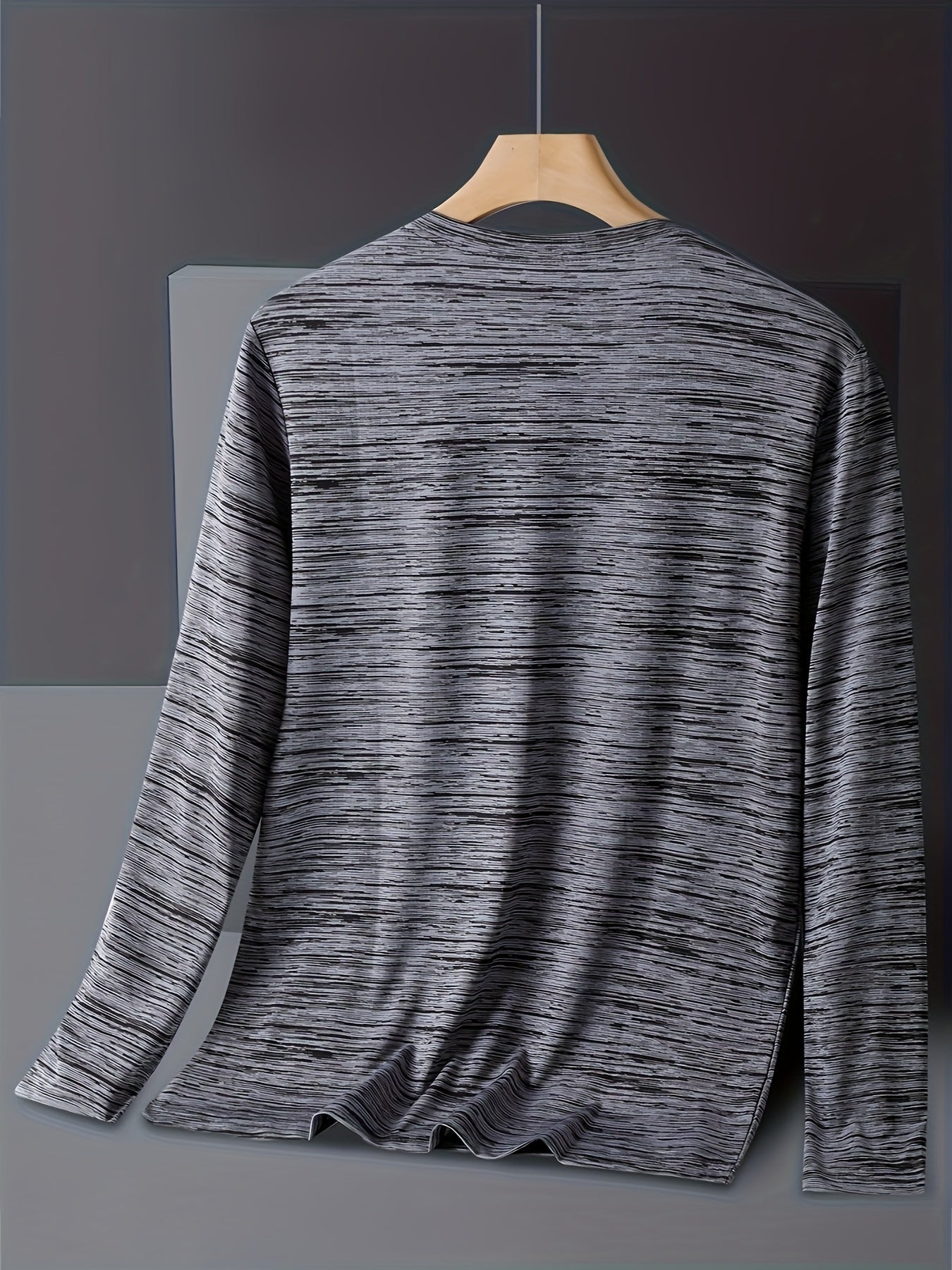 Alir | Striped Long Sleeve Crew Neck Shirt