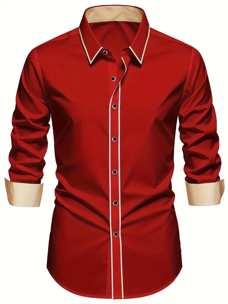 Daven | Long Sleeve Slim Fit Button Shirt