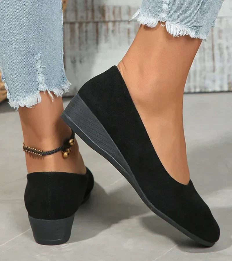 Roxie | Slip On Comfort Wedge Flat Shoes