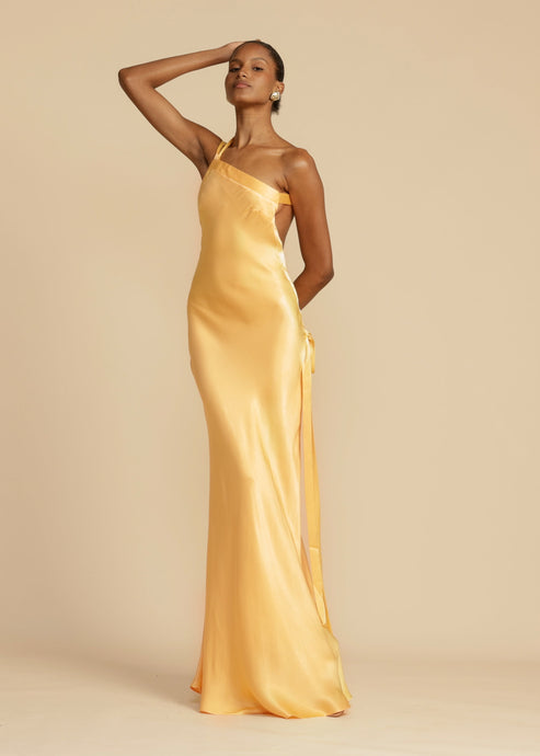 Sybille | One Shoulder Open Back Maxi Dress