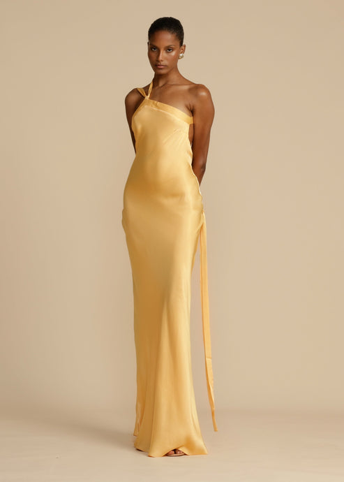 Sybille | One Shoulder Open Back Maxi Dress