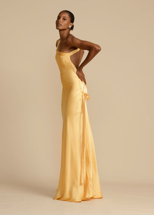 Sybille | One Shoulder Open Back Maxi Dress