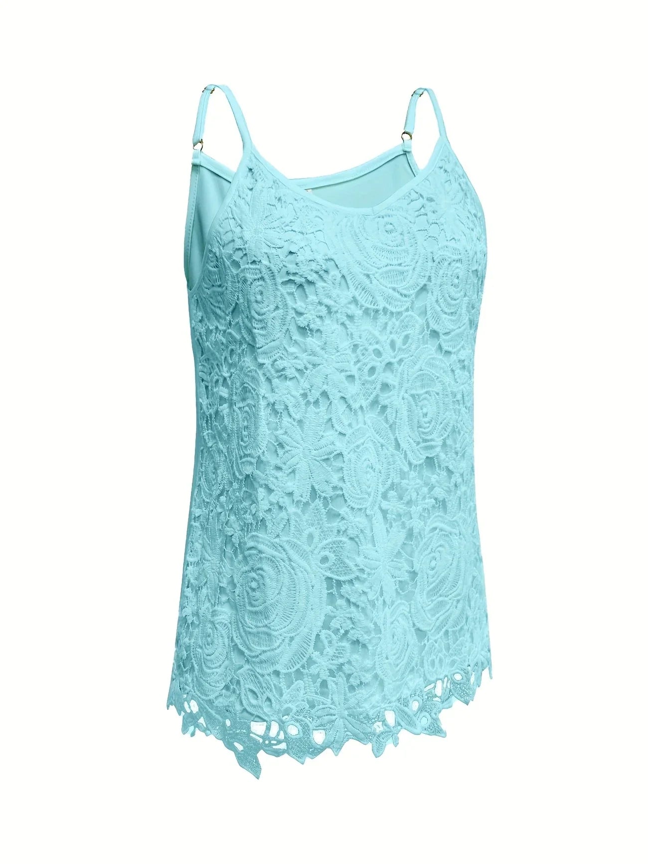 Juna | Lace V Neck Sleeveless Camisole Top