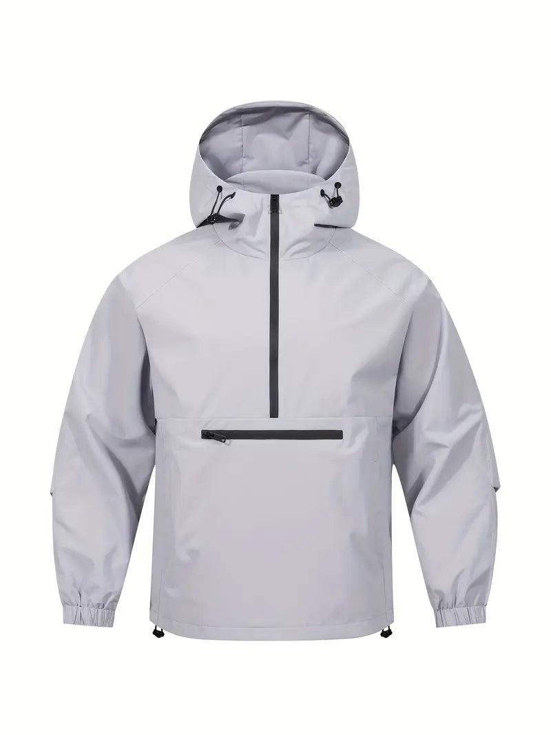 Shepard | Hooded Half-Zip Pullover Jacket with Pocket