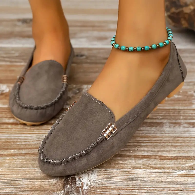 Mitsuko | Slip-On Round Toe Casual Loafers