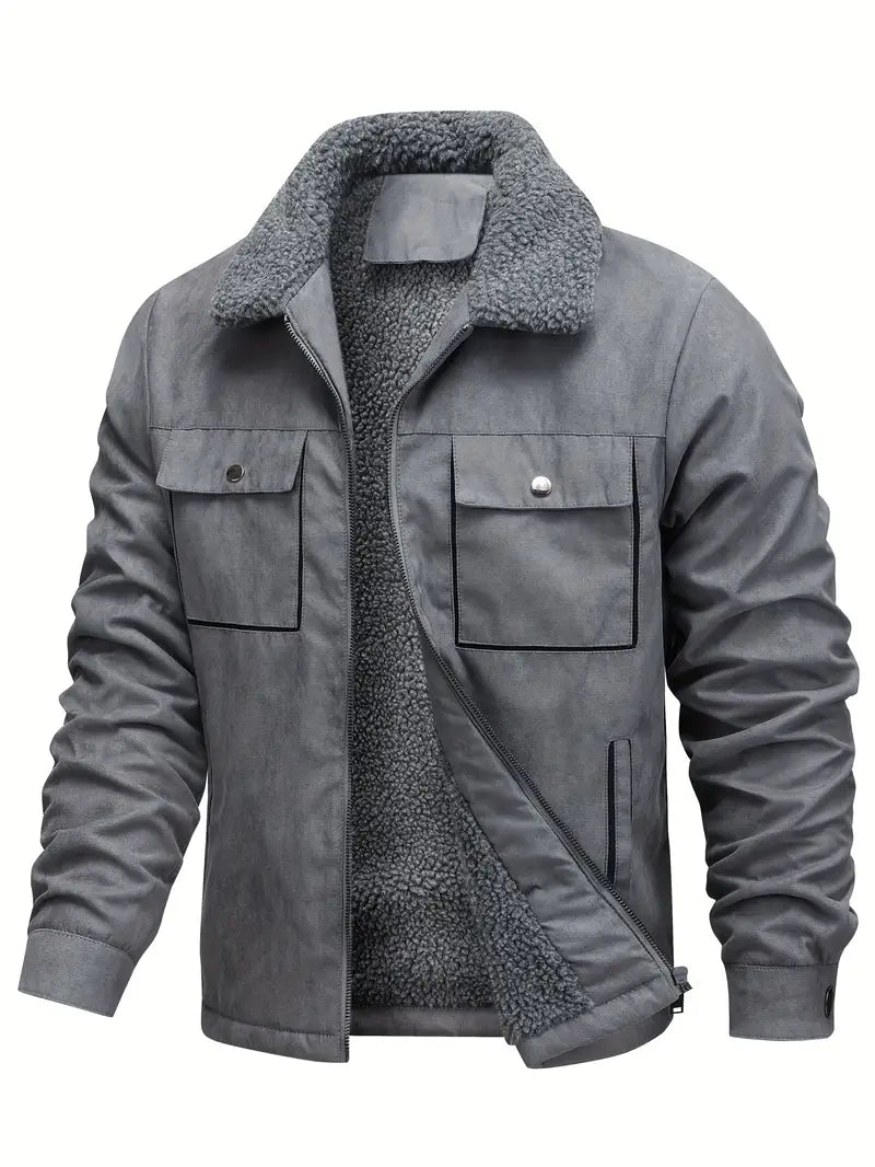 Grigory | Sherpa Collar Zip Jacket
