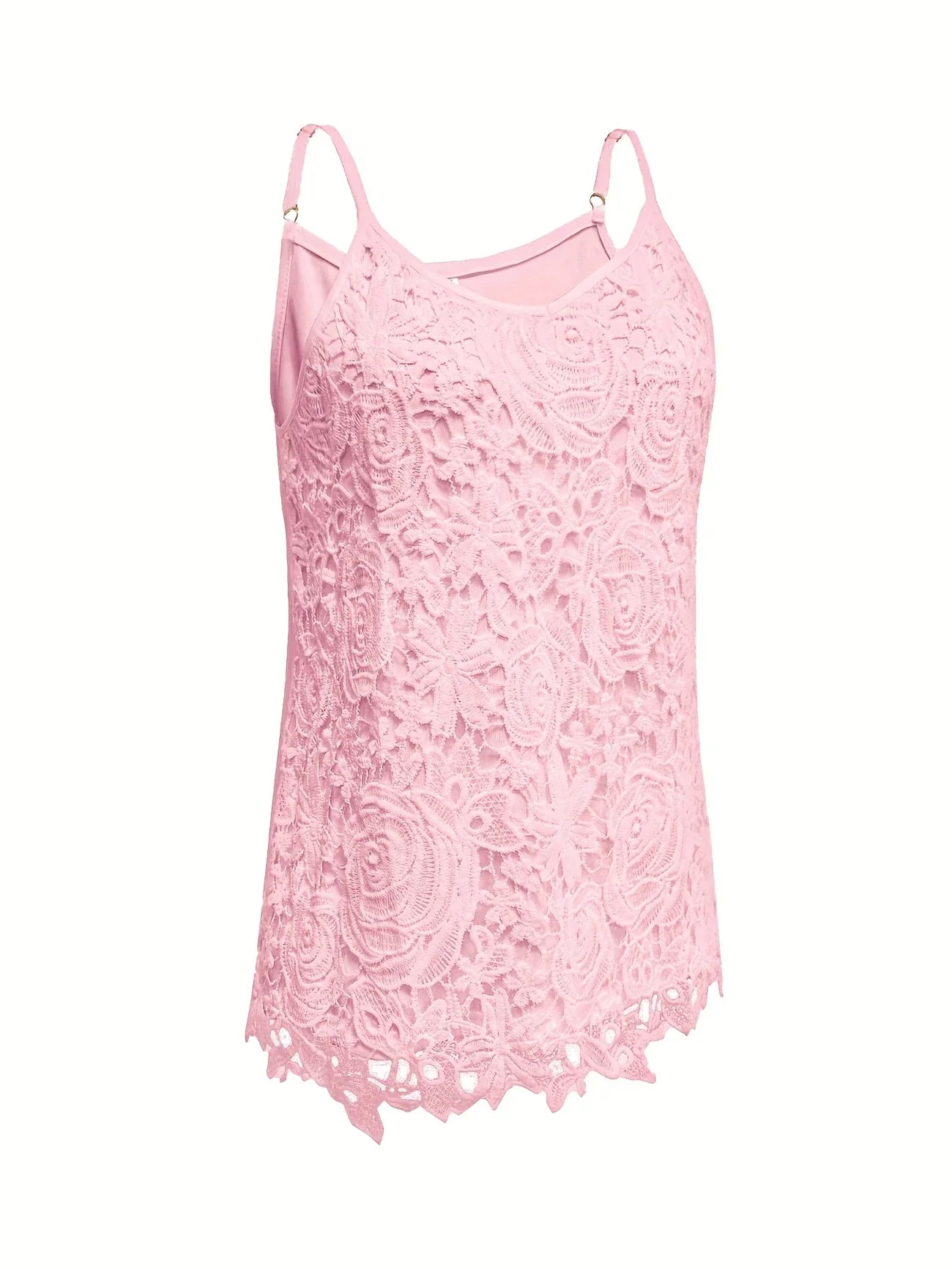 Juna | Lace V Neck Sleeveless Camisole Top