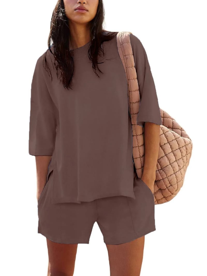 Iselin | Two-Piece Round Neck Shorts Set