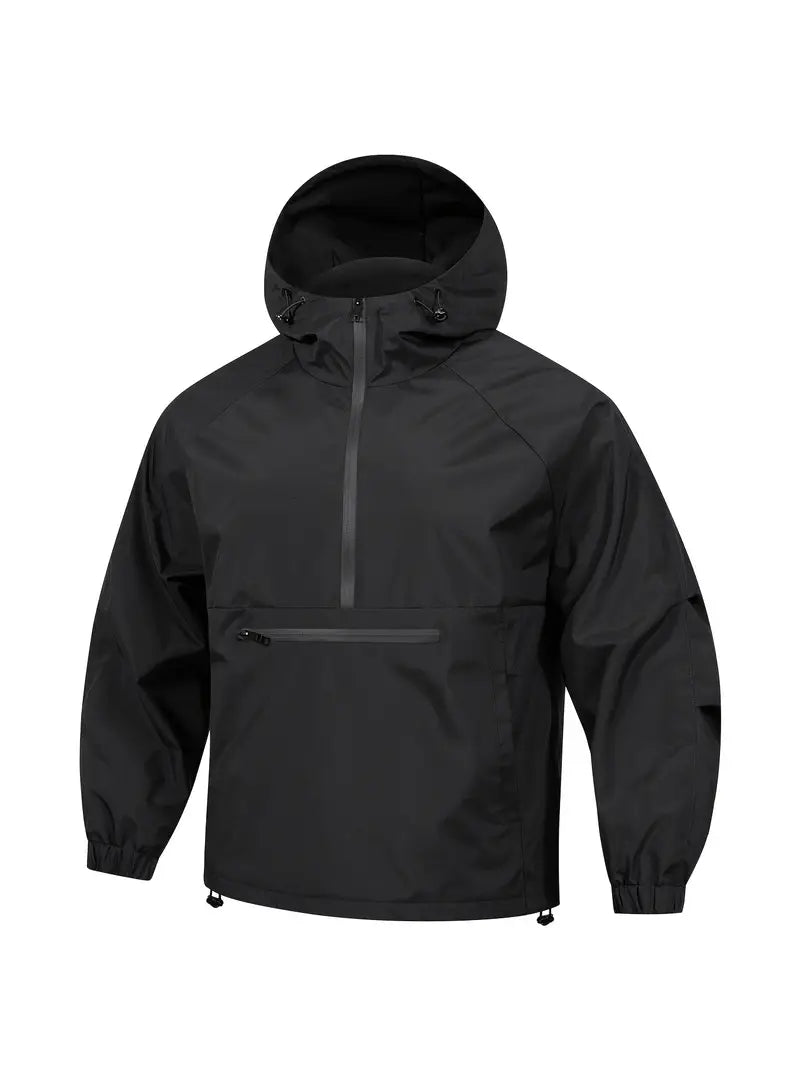 Shepard | Hooded Half-Zip Pullover Jacket with Pocket