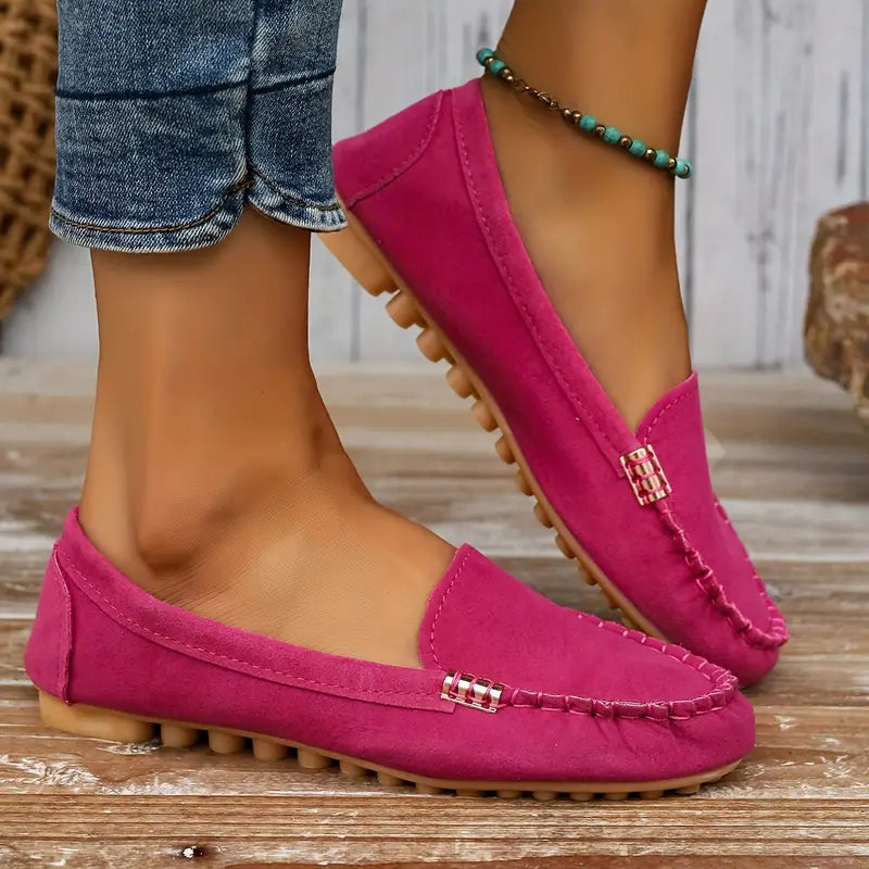 Mitsuko | Slip-On Round Toe Casual Loafers
