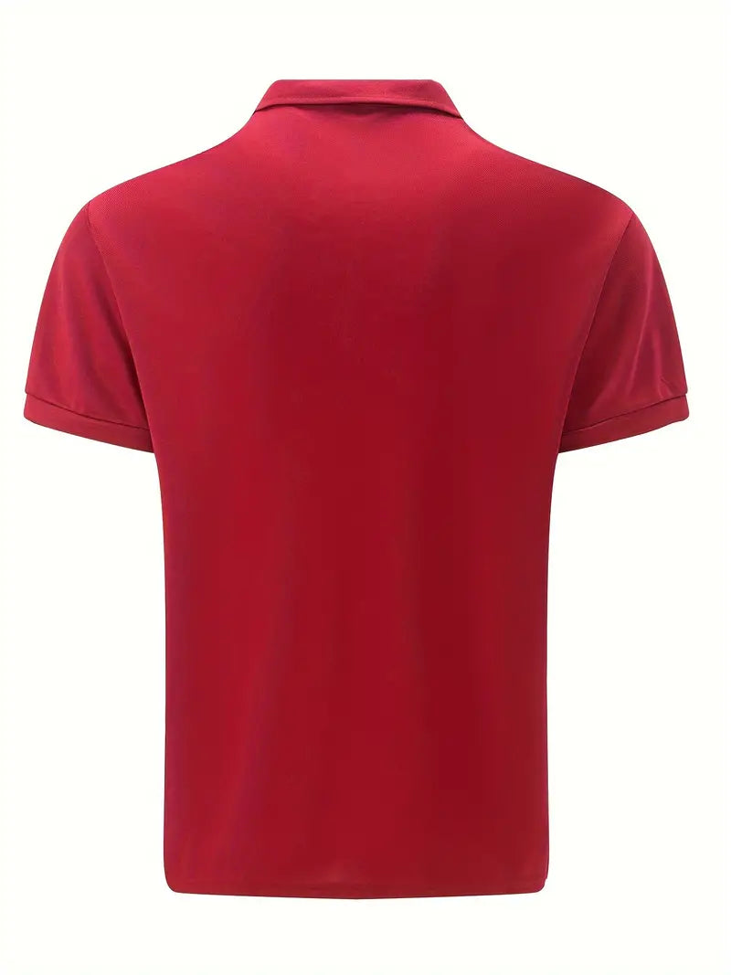 Ilan | Zip Collar Short Sleeve Polo
