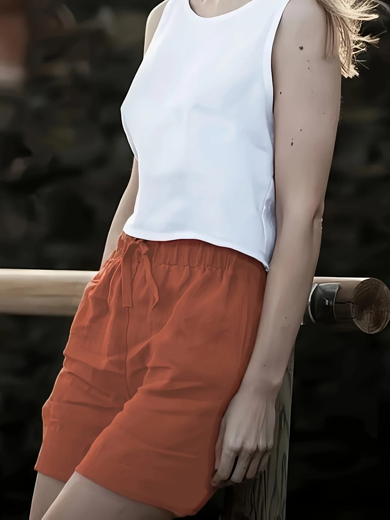 Niamh | Casual Drawstring Pocket Summer Shorts