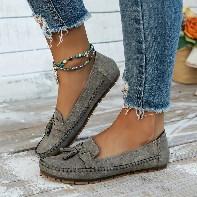 Tânia | Tassel Slip-On Loafer Flats