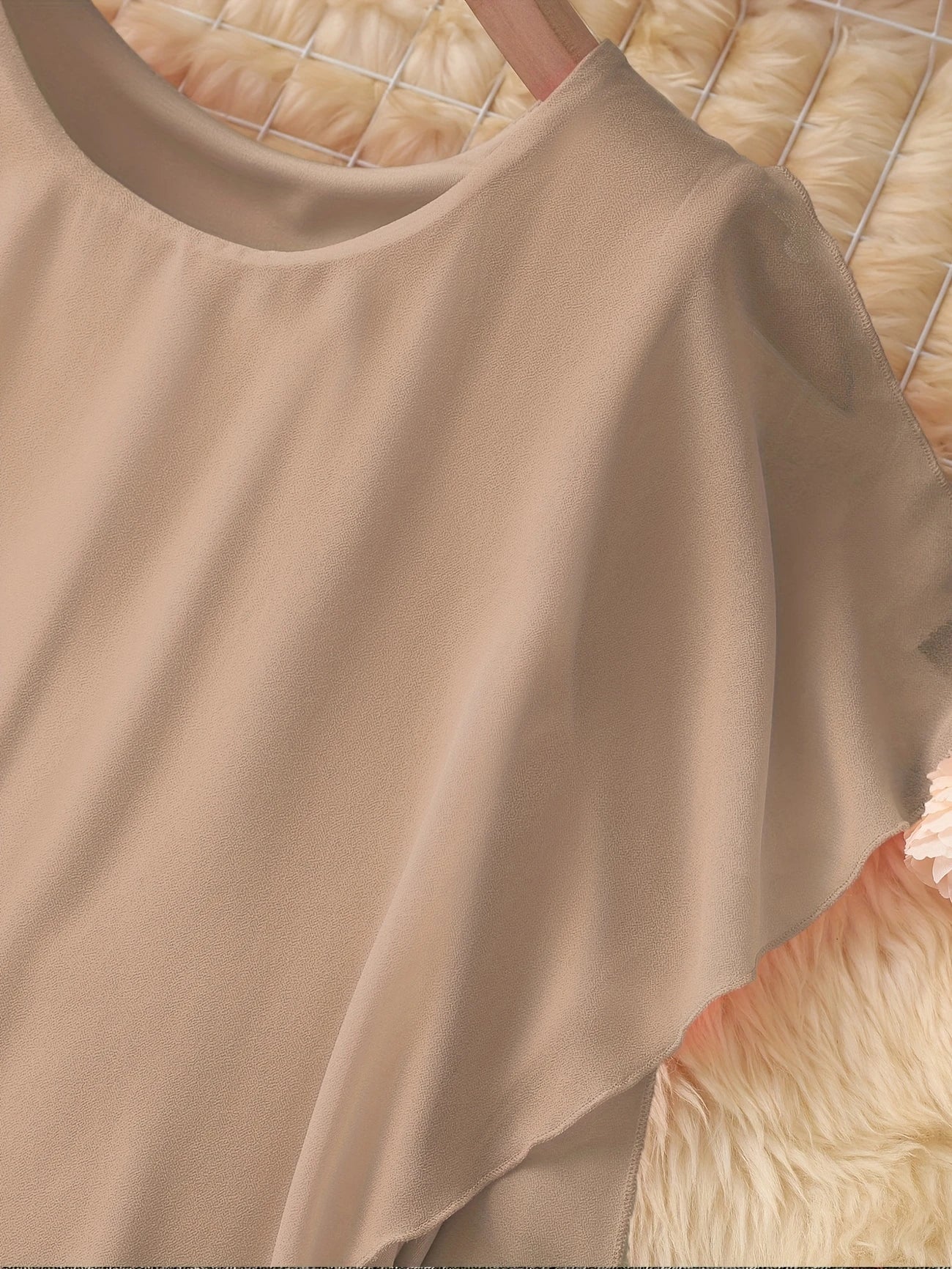 Maren | Sleeveless Asymmetrical Overlay Midi Dress