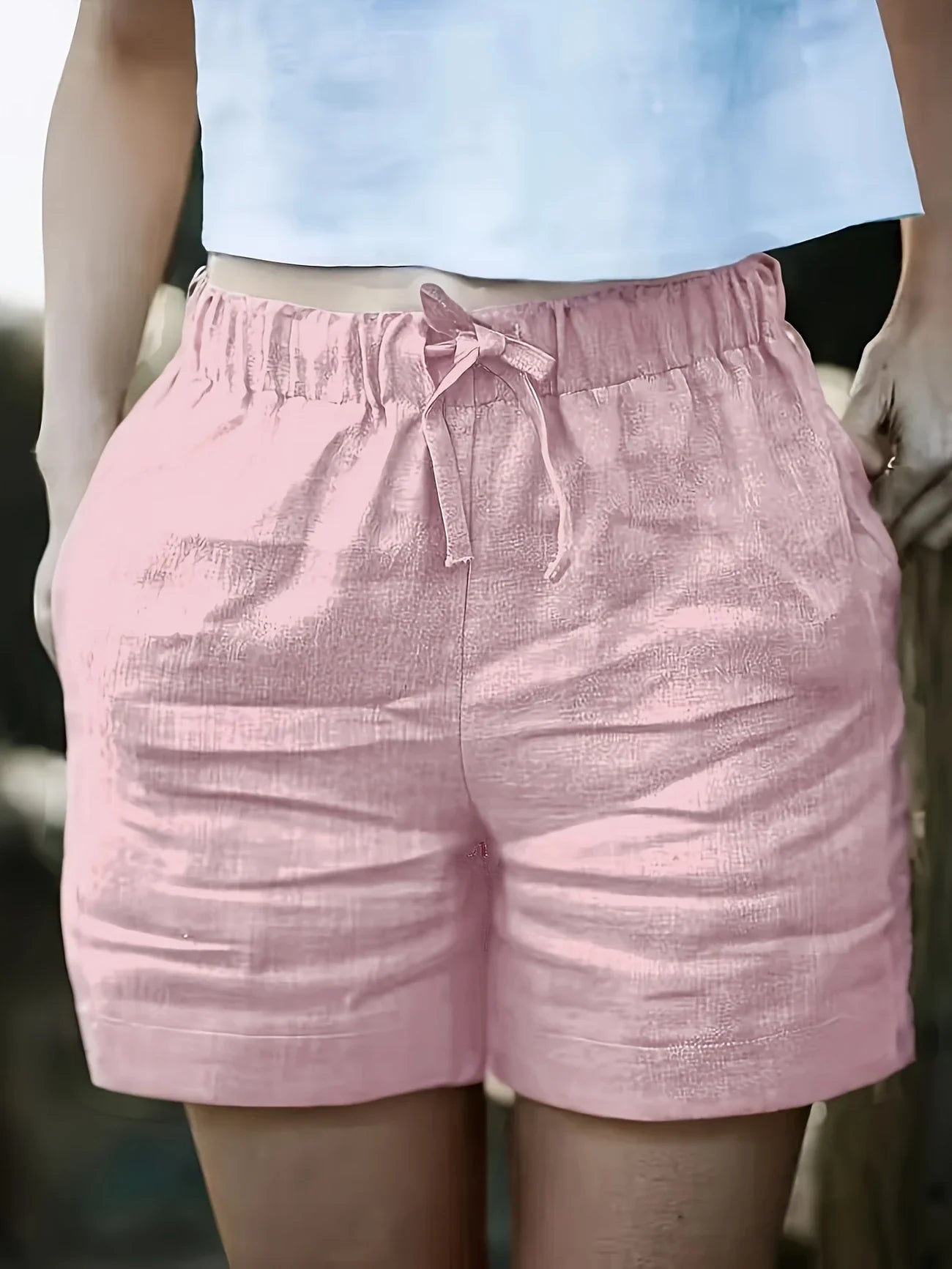 Niamh | Casual Drawstring Pocket Summer Shorts