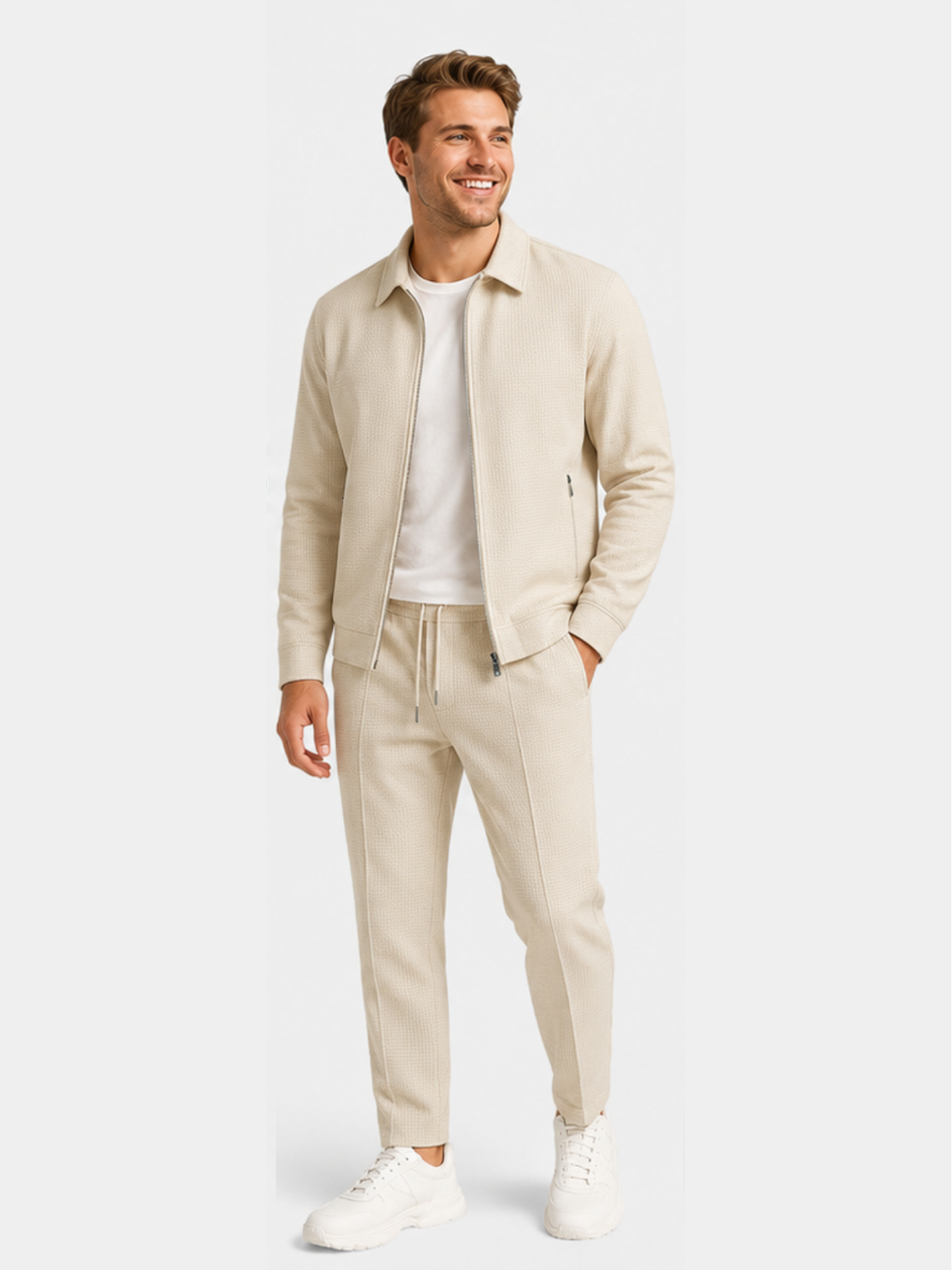 Tobiana | Two Piece Zip Jacket Trouser Set