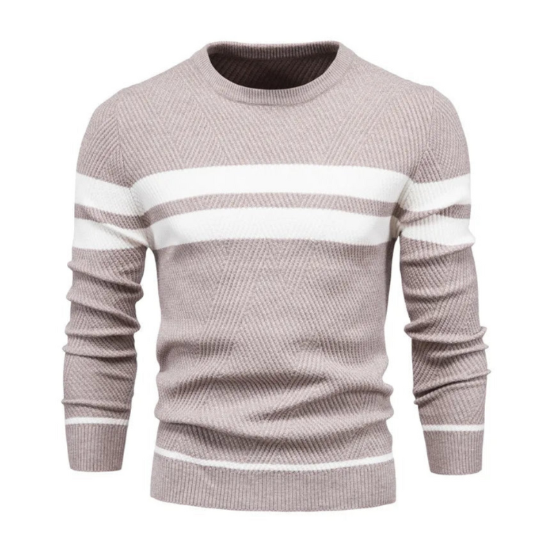 Arminas | Sweater Long Sleeve Striped Crew Neck Knit