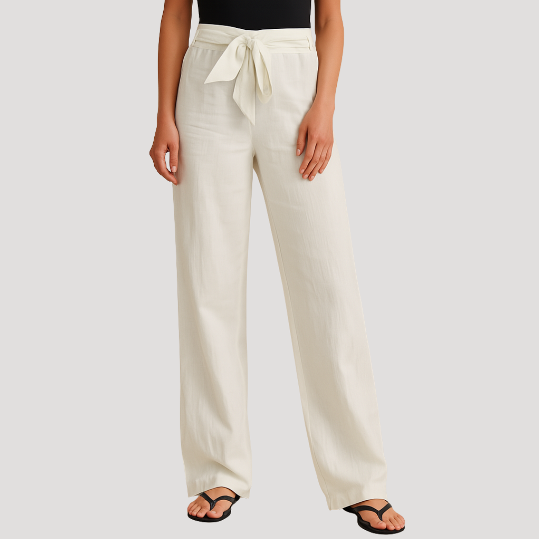 Eylem | Wide Leg Drawstring Pants With Pockets