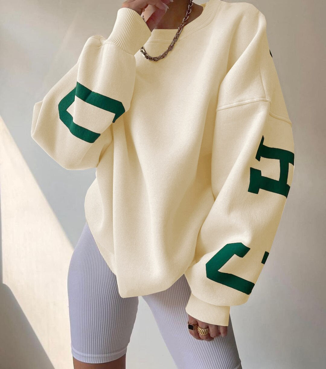 Alara | Sweater with Graphic Print and Long Sleeves