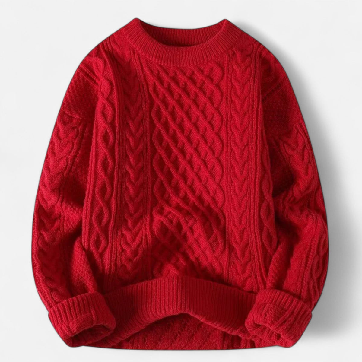 Balthoo | Cable Knit Sweater with Classic Fit