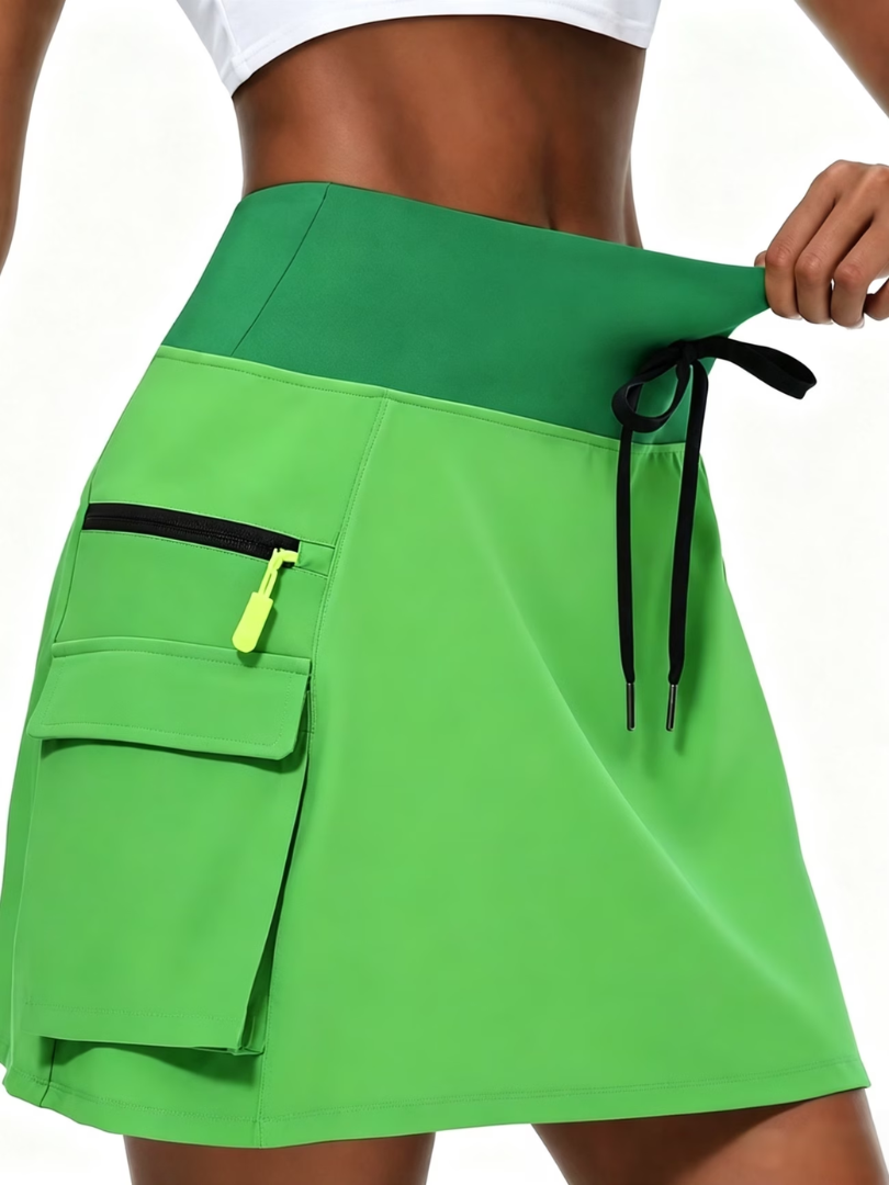 Rianna | Skort Wrap Cargo Pocket Active Skirt