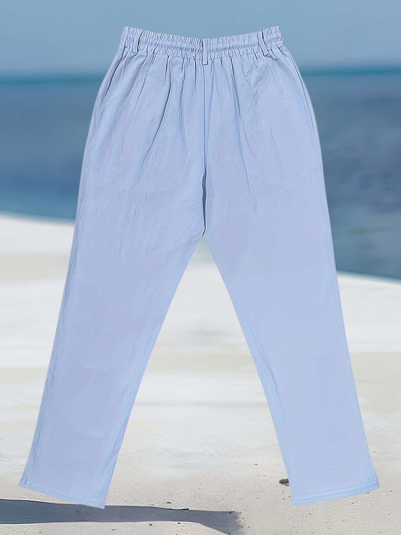 Aznar - Relaxed Drawstring Straight Leg Pants