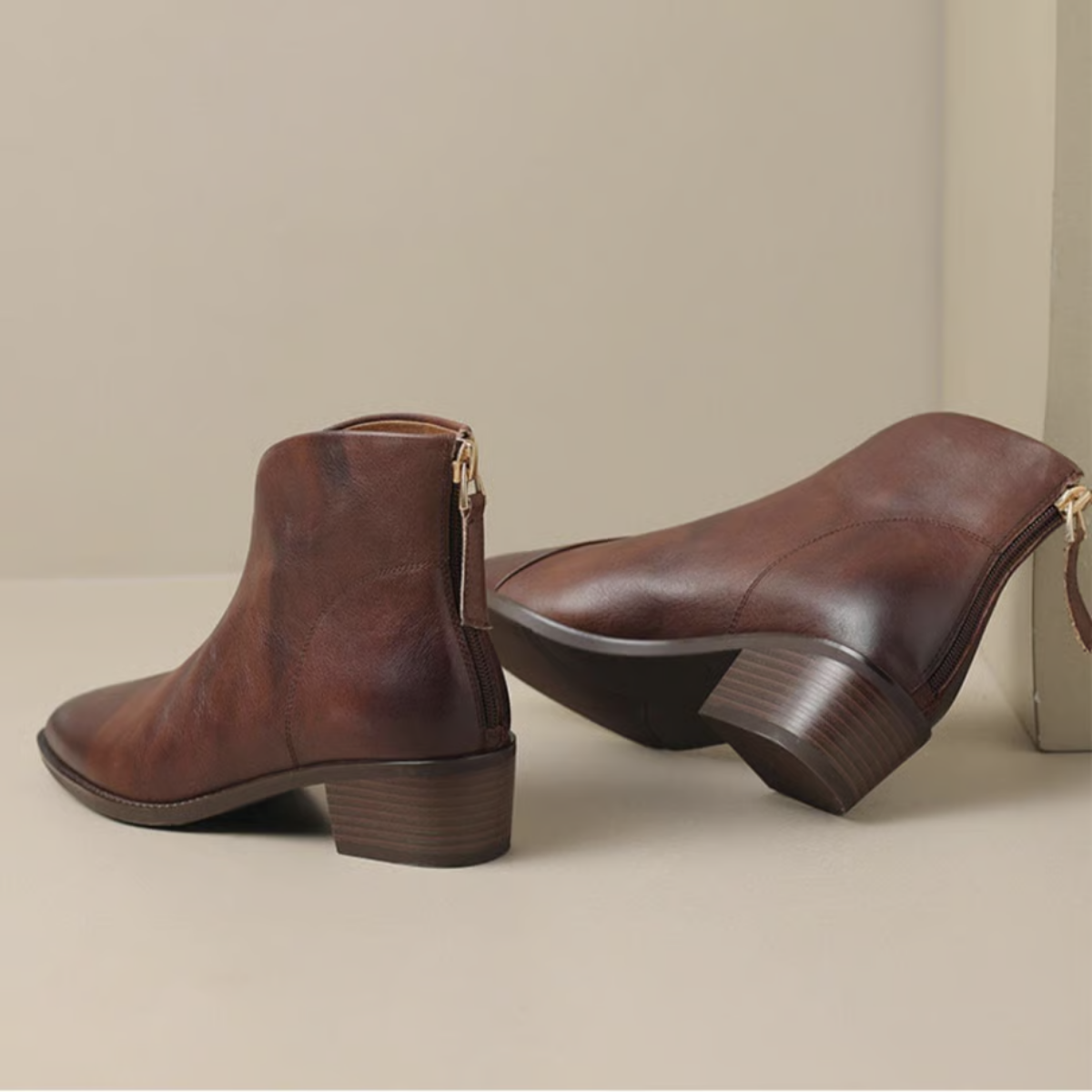 Corien | Boots With Pointed Toes and Block Heels