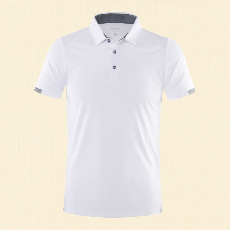 Balaguer | Short Sleeve Contrast Trim Polo Shirt