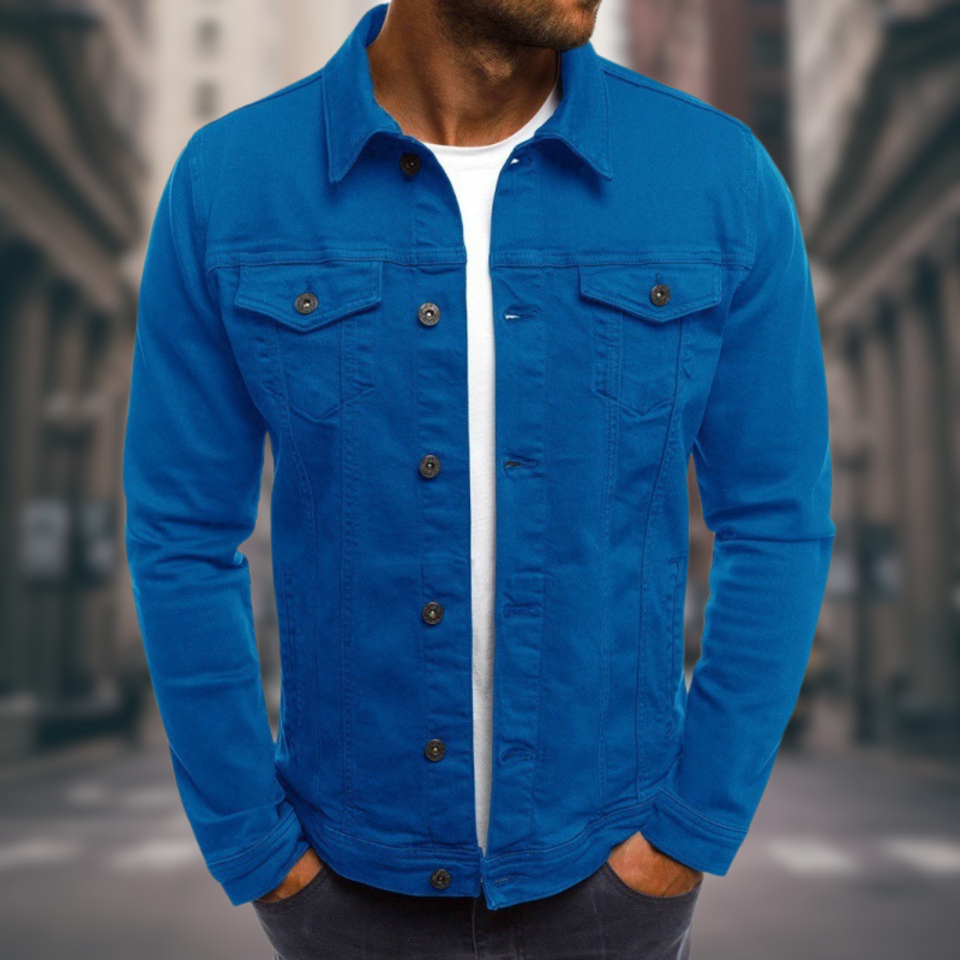 Rolando | Denim Style Button Jacket