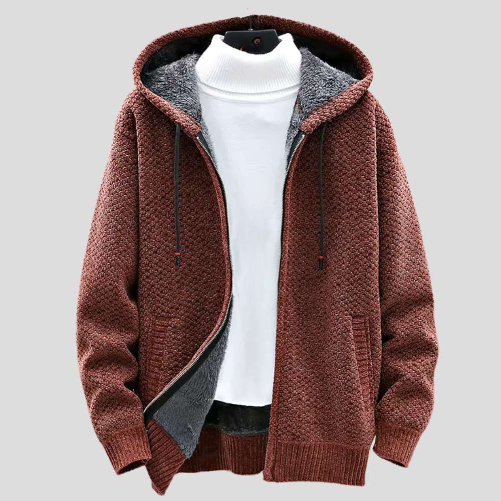 Prismmark | Knit Hoodie with Textured Design