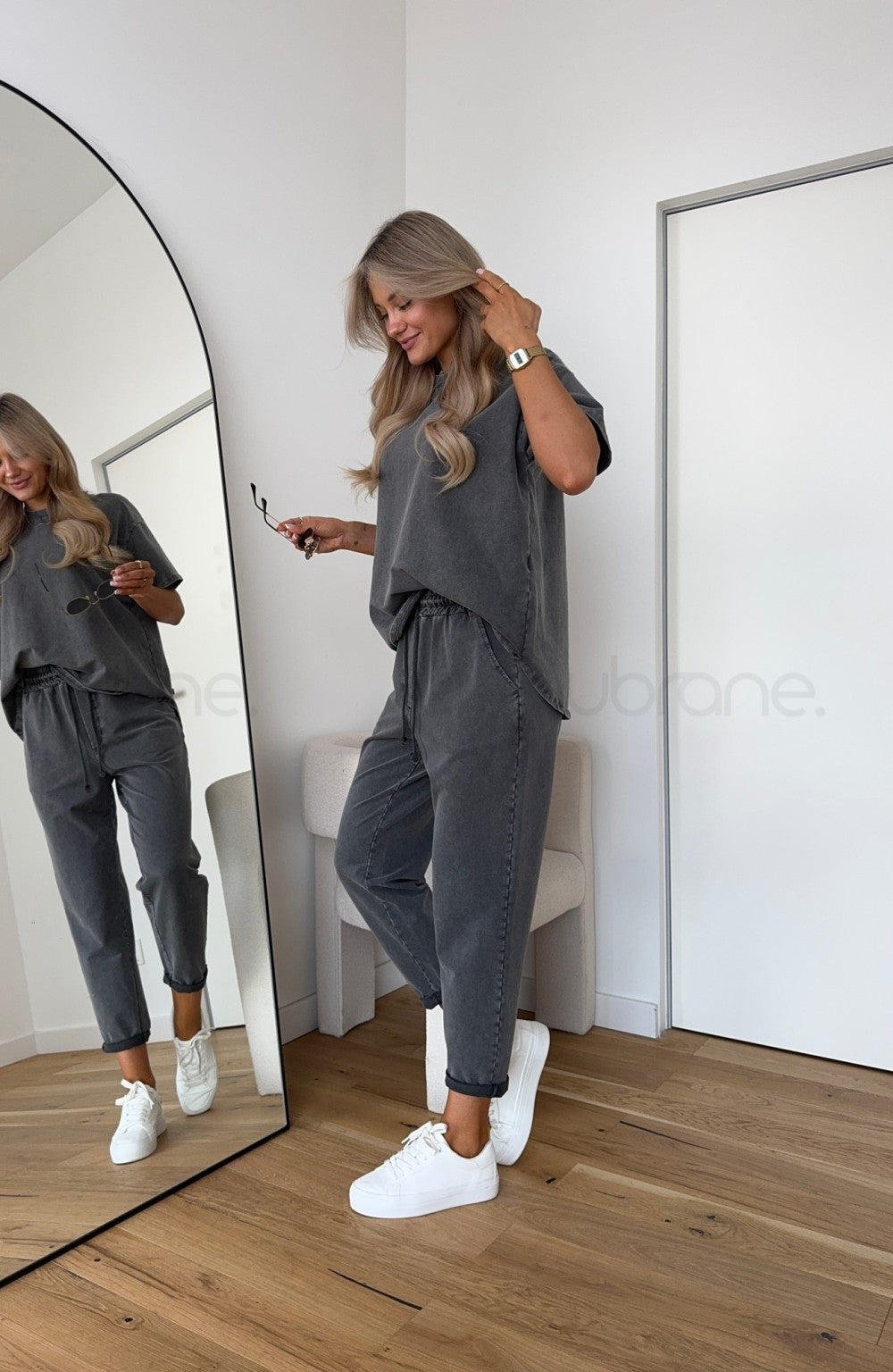 Skylar | Oversized Short Sleeve Shorts Set