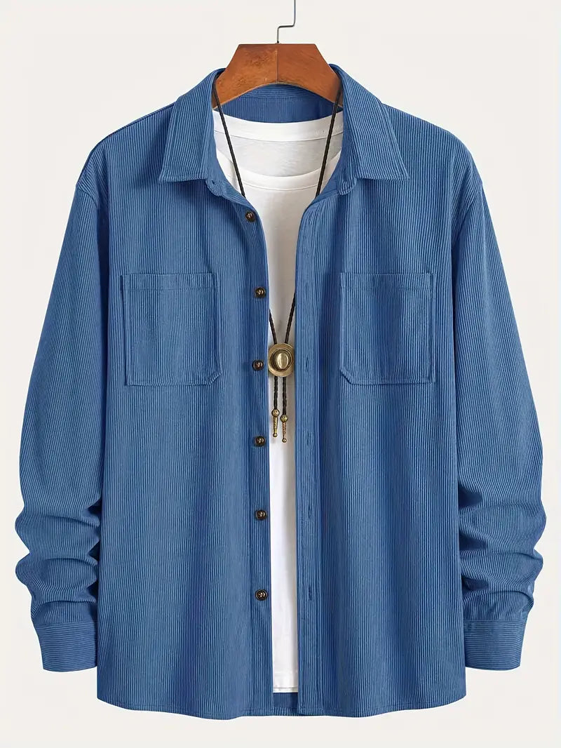Rickey | Corduroy Shirt Long Sleeve Button-Up Style