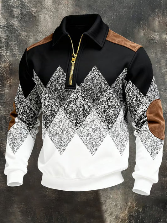 Renshaw - Argyle Quarter Zip Pullover
