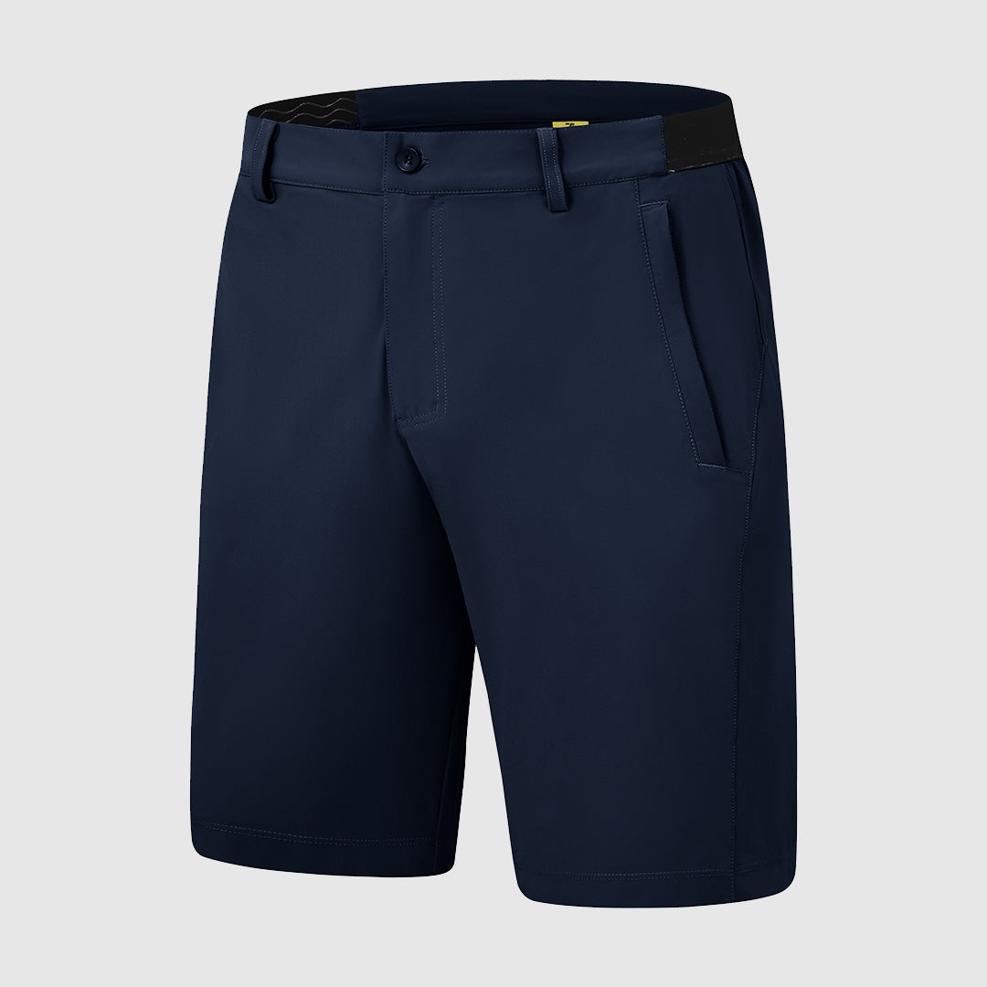 Khaled | Solid Elastic Waist Shorts