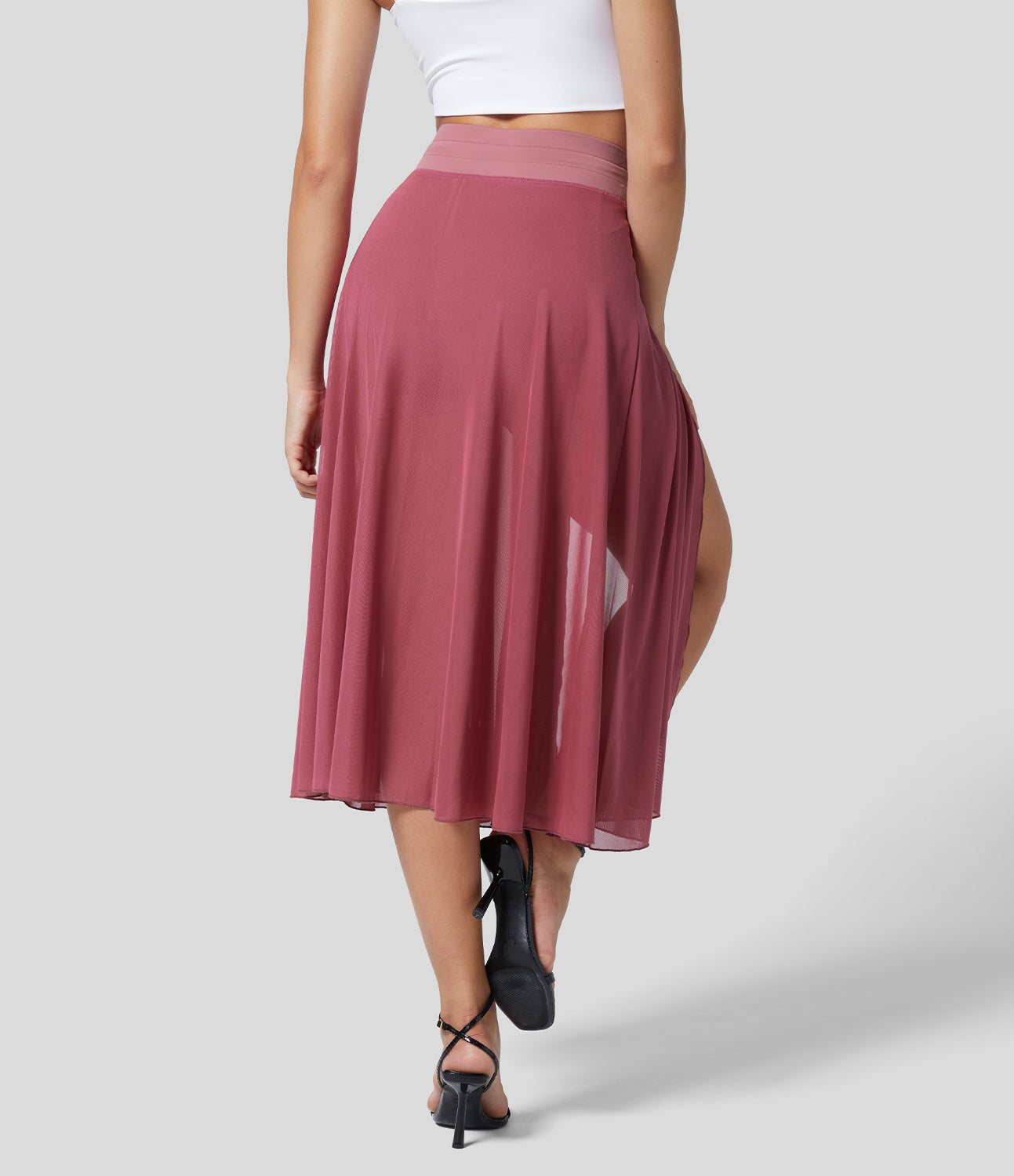 Eliara - High Waisted 2 In 1 Skirt Shorts