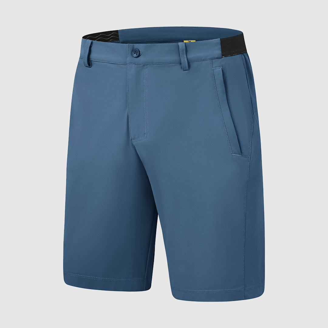 Khaled | Solid Elastic Waist Shorts