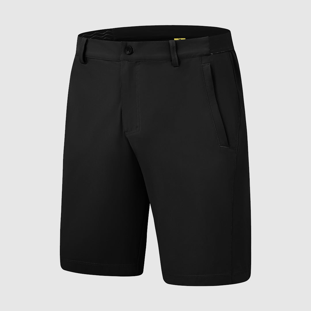 Khaled | Solid Elastic Waist Shorts