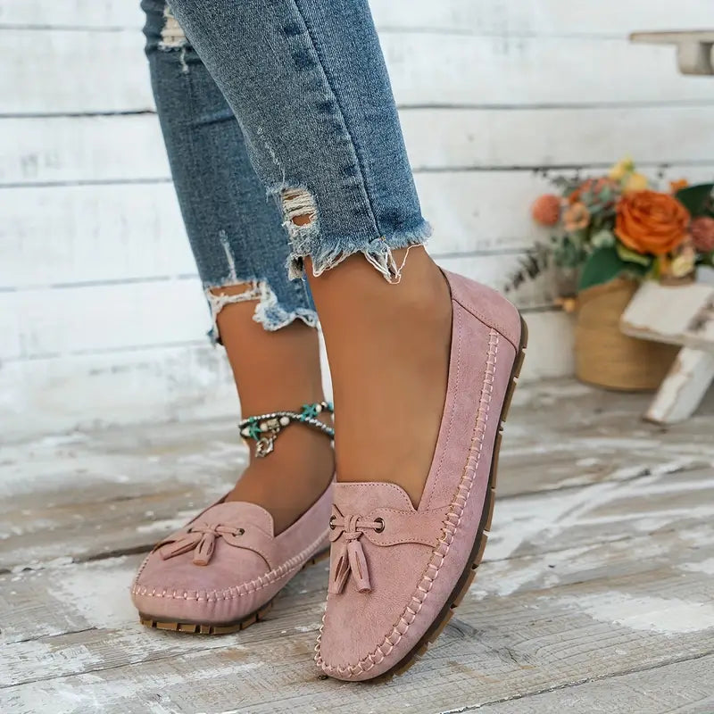 Tânia | Tassel Slip-On Loafer Flats