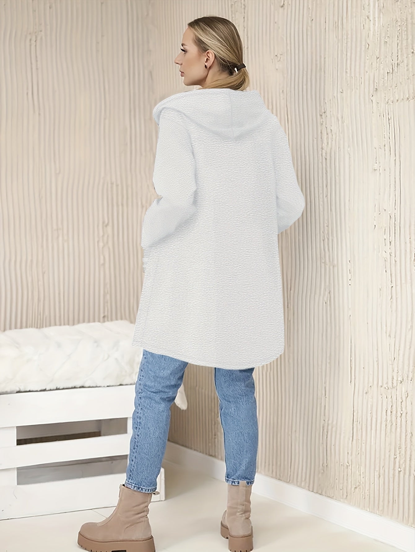 Nicola | Hooded Long Sleeve Zip Jacket