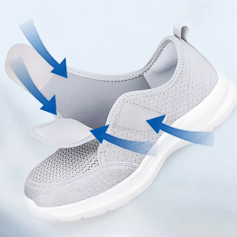 Ambrosio | Mesh Walking Shoes with Adjustable Strap