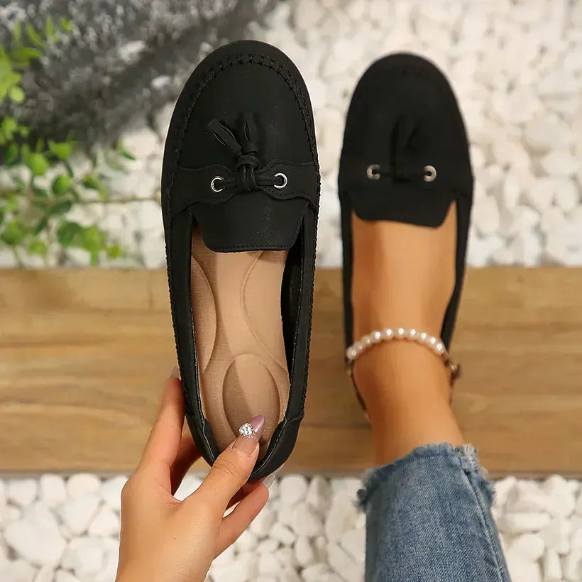Patamon | Slip-On Tassel Loafers with Moc Toe