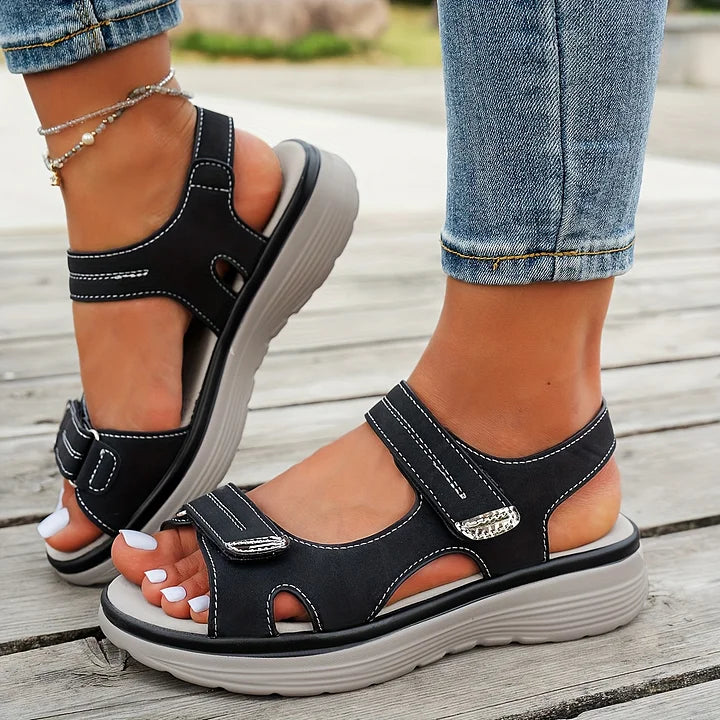 Shanyel | Double Strap Open Toe Sandals