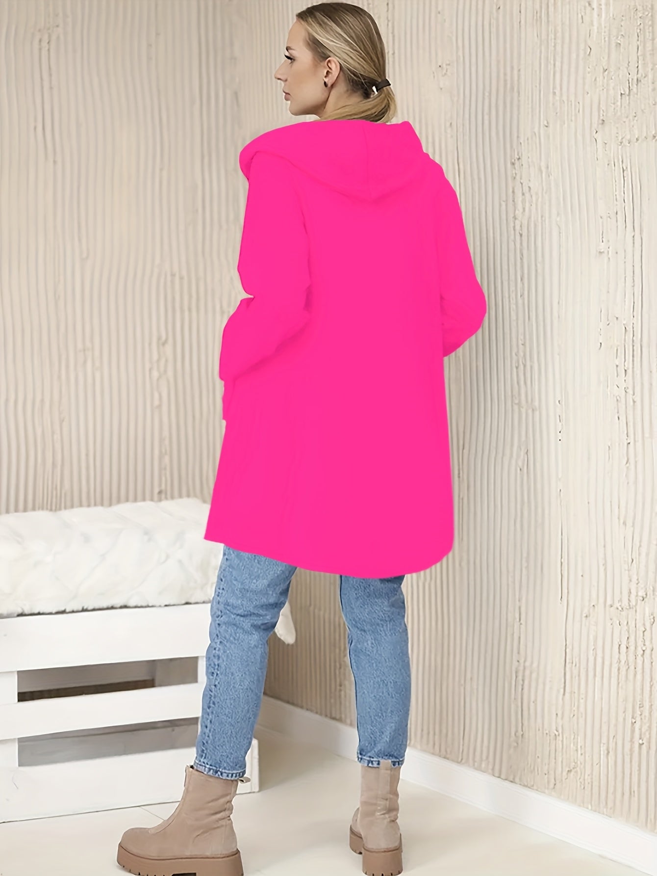 Nicola | Hooded Long Sleeve Zip Jacket
