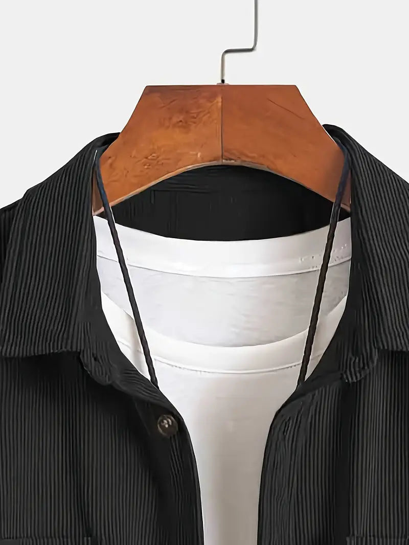 Rickey | Corduroy Shirt Long Sleeve Button-Up Style
