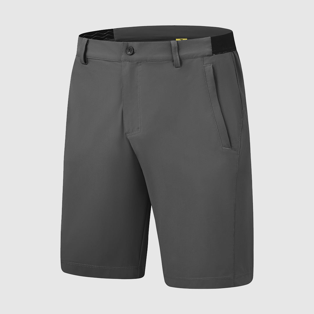Khaled | Solid Elastic Waist Shorts