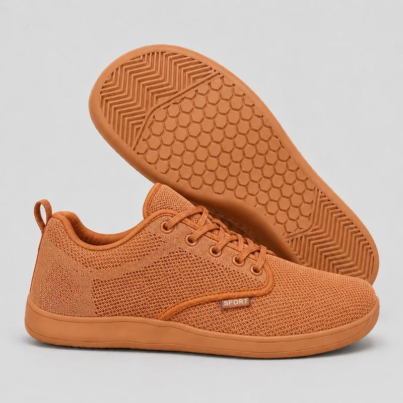 Helena | Knit Lace-Up Low-Top Casual Sneakers
