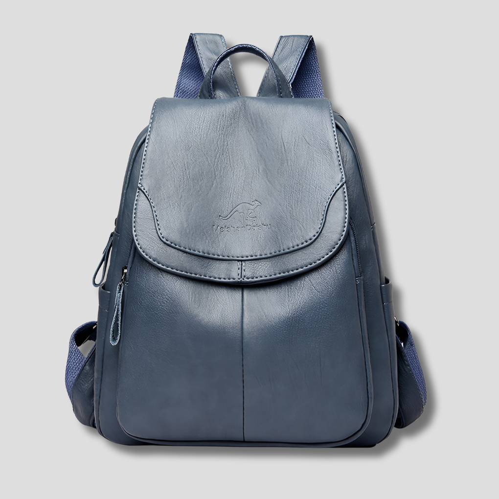 UrbanMuse | Backpack With Flap Top and Side Pockets