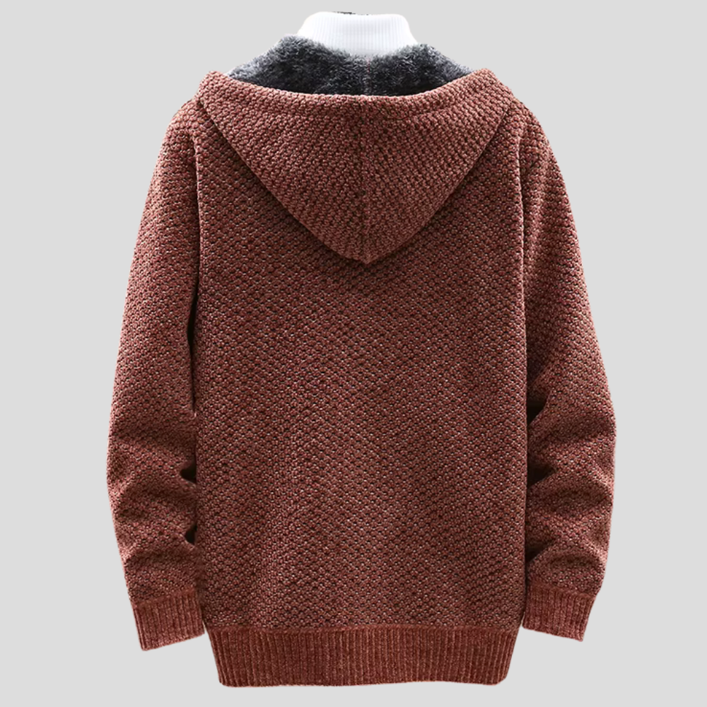 Prismmark | Knit Hoodie with Textured Design