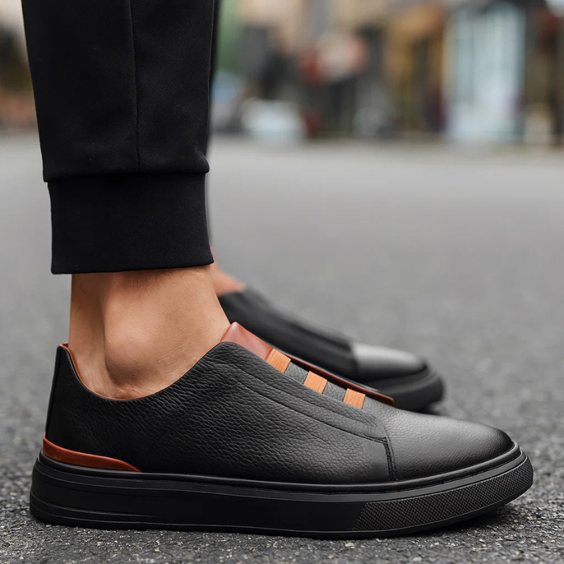 Geraldo | Casual Slip On Platform Sneakers