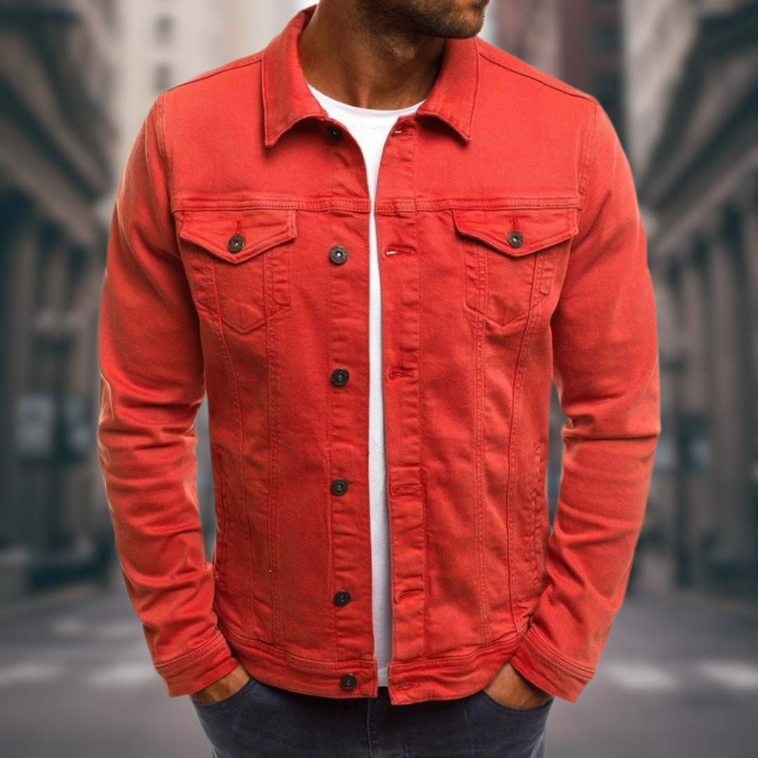 Rolando | Denim Style Button Jacket